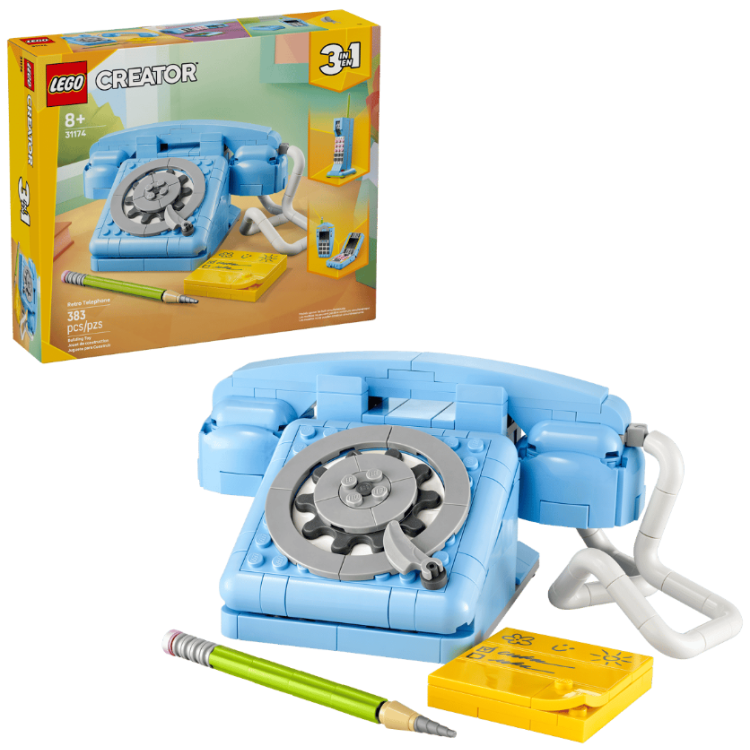 LEGO Creator 3v1 – Retro telefón